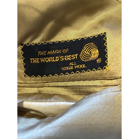 Polo University Club Ralph Lauren Blazer Mens Wool USA Professor‎ Patches Size - Picture 7 of 16